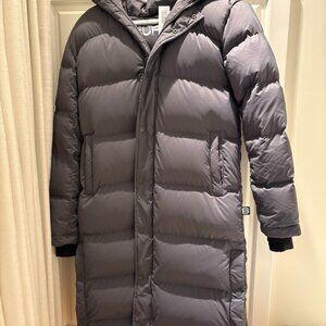 Aritzia The Super Puff Super Long Grey 3XS